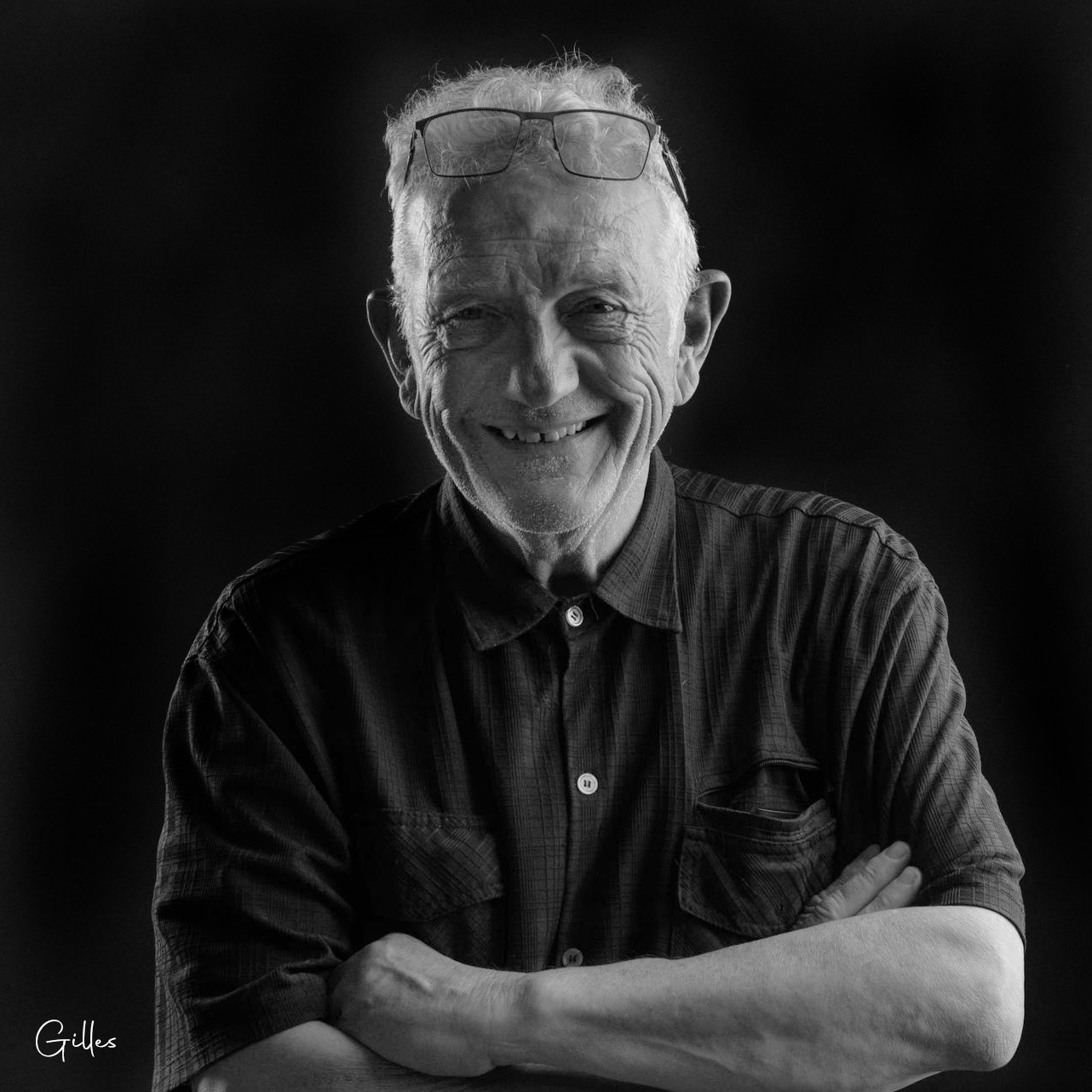 Portrait de Gilles Crépel en Noir et Blanc