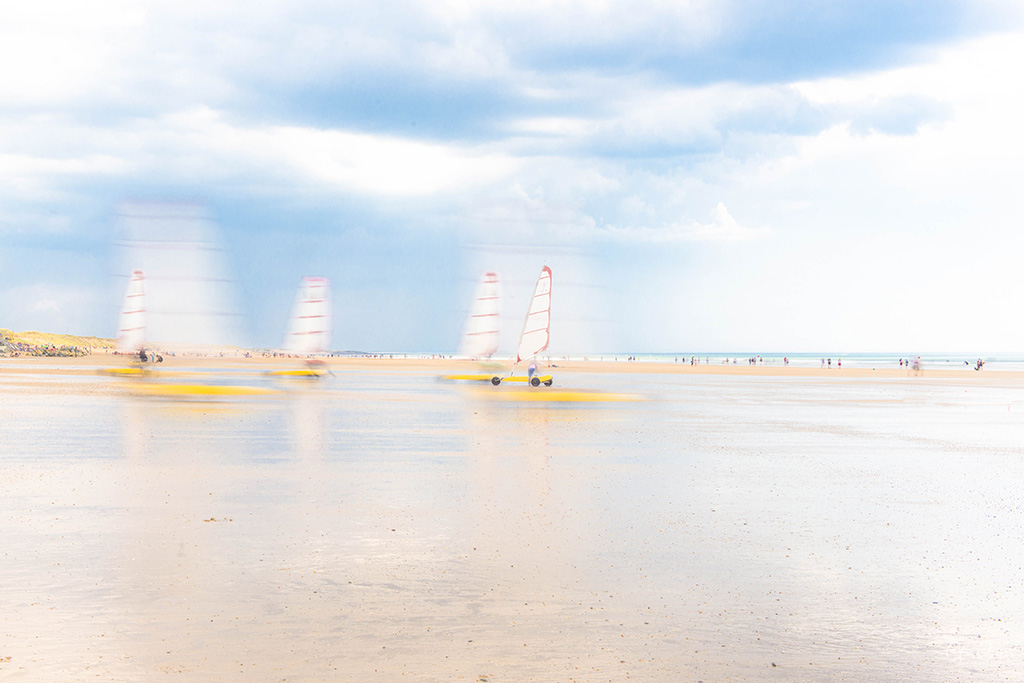 sur la plage wimereux côte d'opale Haut de France
