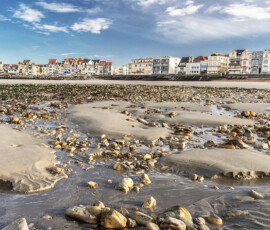 Digue de wimereux côte d'opale Haut de France